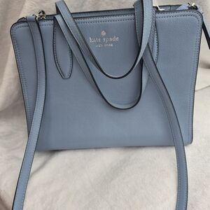 Kate Spade Blue (Morning Sky) Rowe Medium Top Zip Satchel
